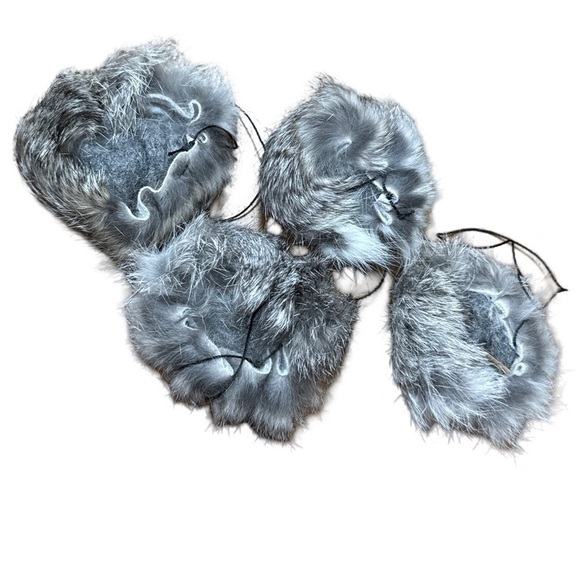 Manitobah • Grain Leather Waterproof Snowy Owl Fur Mukluk Boots Women’s 7 Gray - Picture 13 of 13
